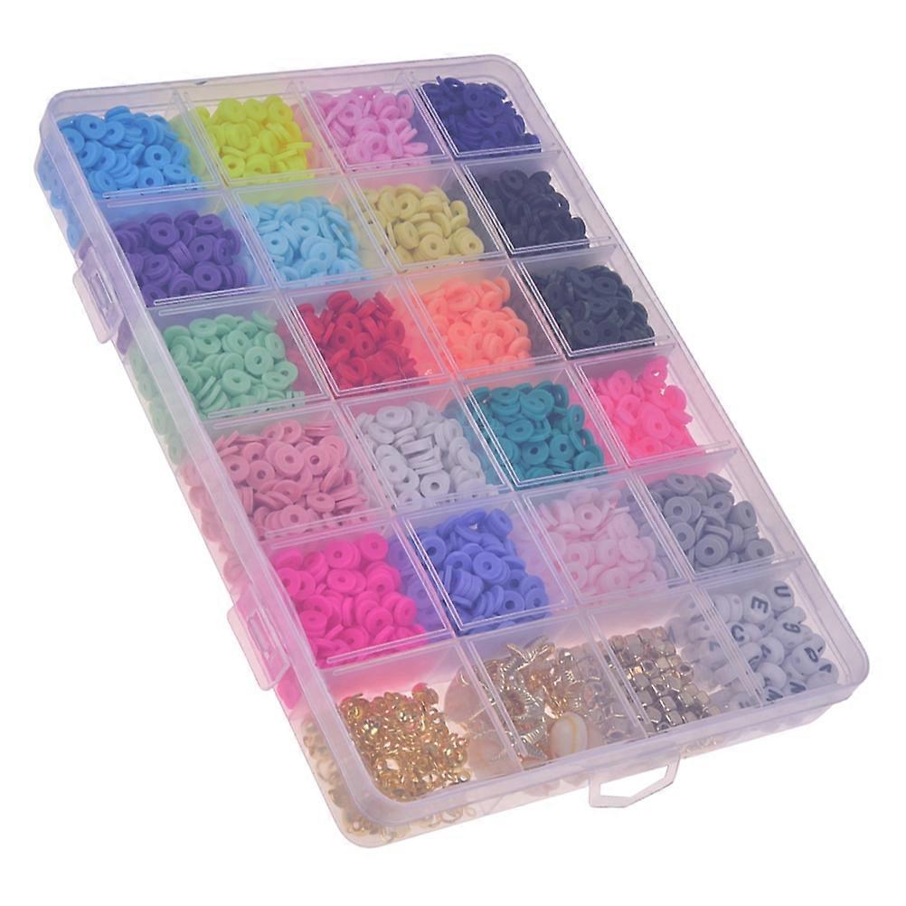 Loose Colorful Craft Beads For Decoration DIY Projects 6mm Multi Color Soft Clay 2300 Beads