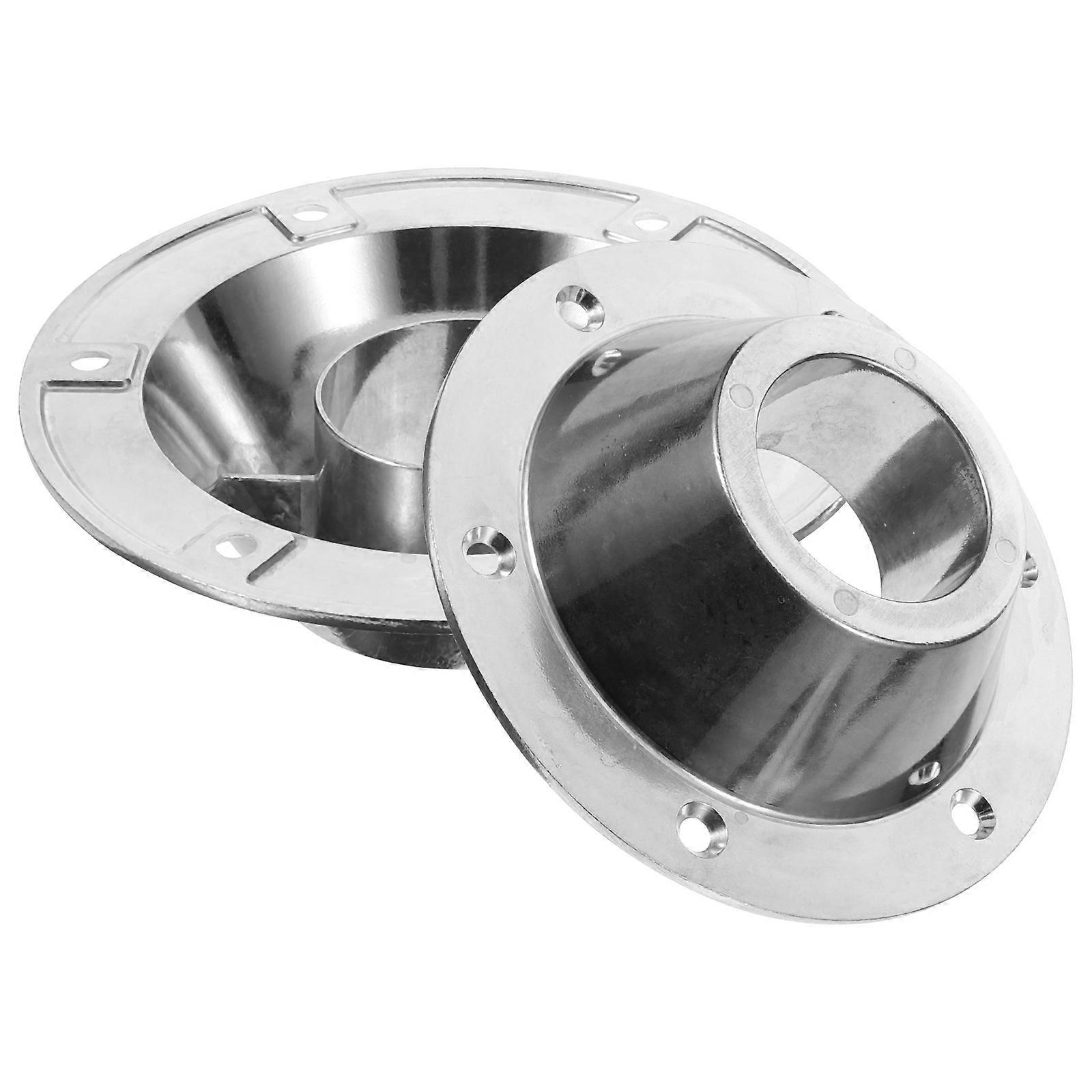 Aluminum Table Base For RV And Yacht Indoor Outdoor Settings With Square Shape Designed For Secure Platform Support 2Pcs