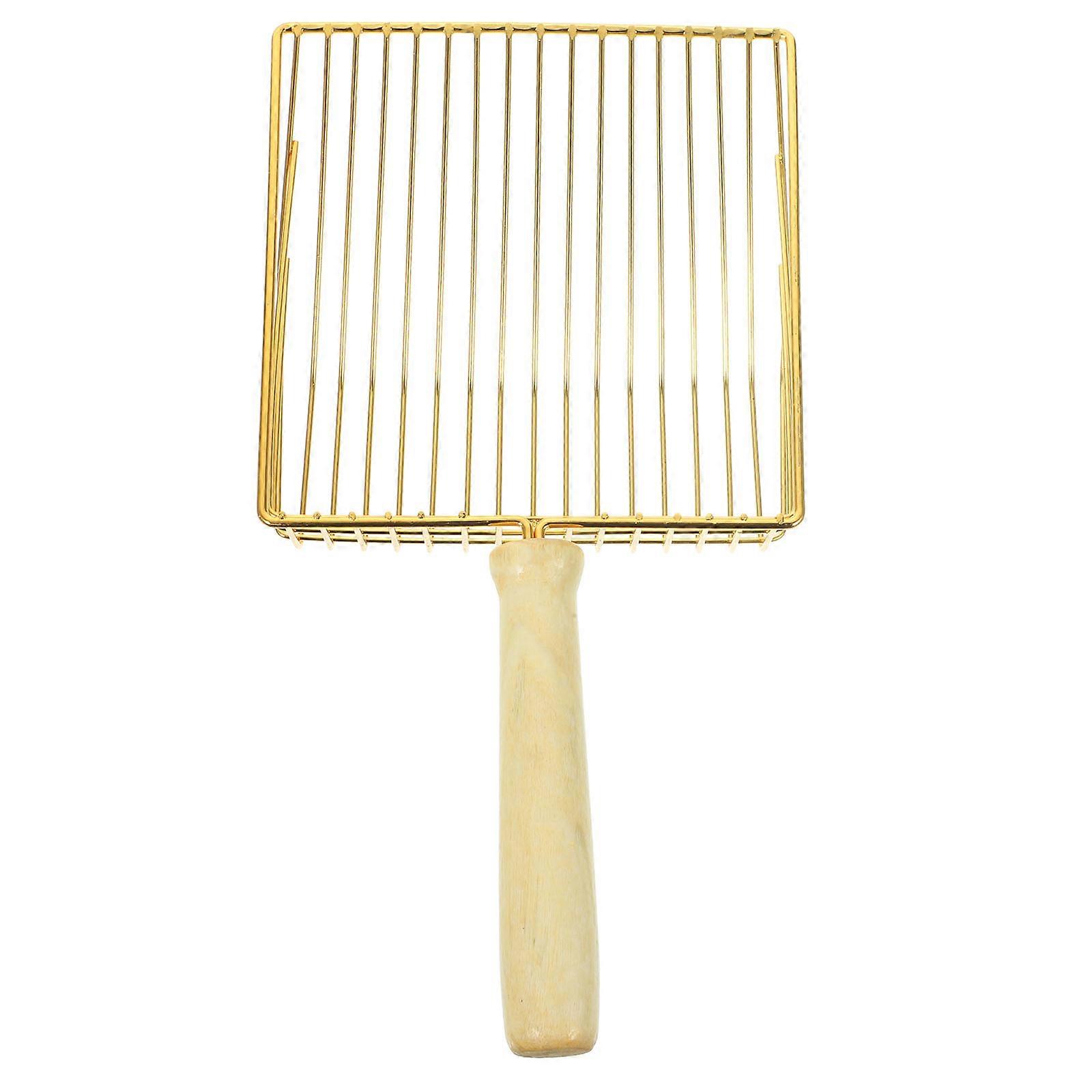 Stainless Steel Cat Litter Scoop with Fine Mesh Non Stick Portable Sifter for Efficient Poop Cleaning – Compact Design with Smooth Edges for Safe and