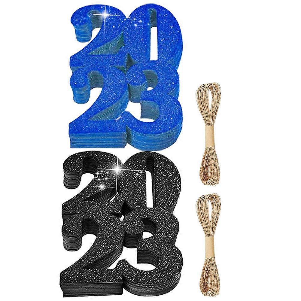 Classroom Decorations Graduation Ornaments Dark Blue 11X8.5CM Photo Props 1 Set