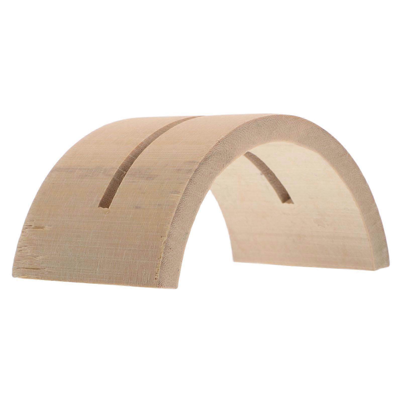 Handcrafted Bamboo Fan Stand for Display and Storage Sturdy Japanese Style Craftsmanship Beige Color