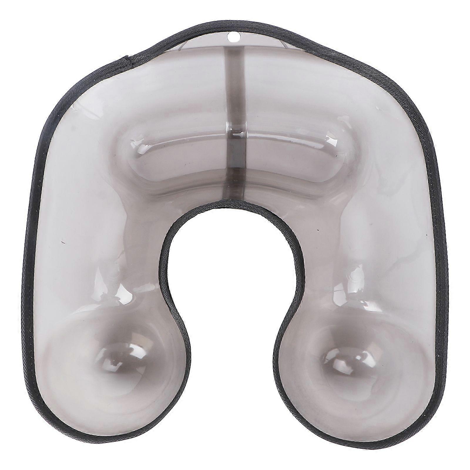 1 قطعة المهنية تلوين الشعر الكتف الرقبة صينية الطب علبة المياه الحلاقة صبغ الشعر بيرمينغ صهريج أداة تصفيف الشعر (أسود)