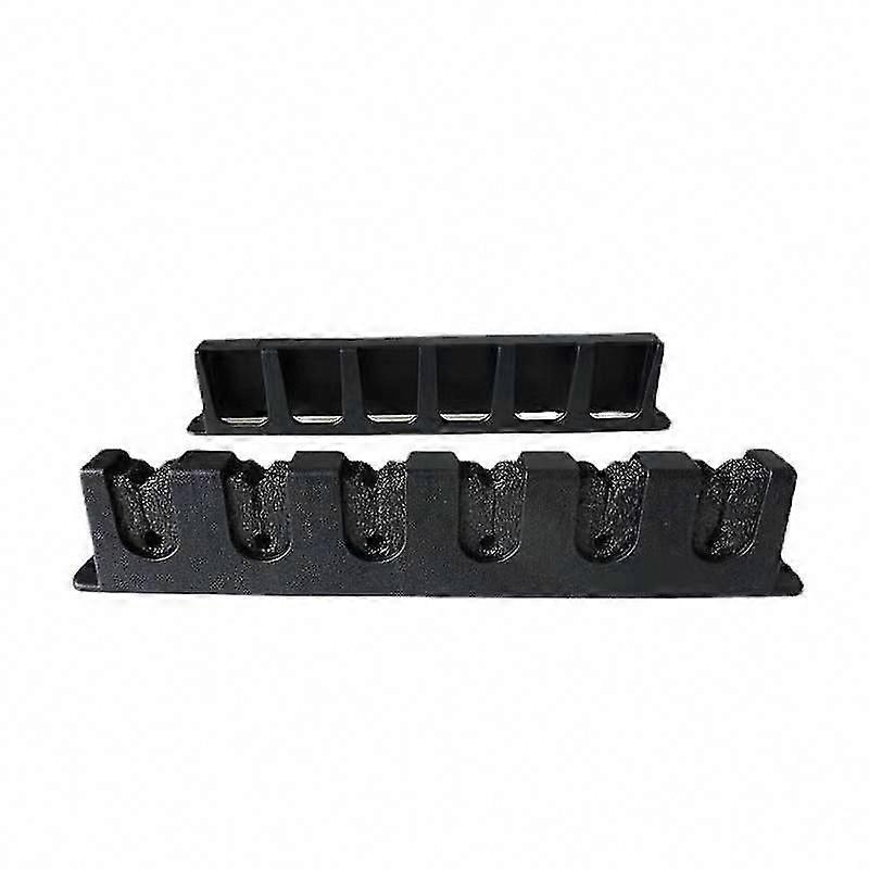 6-Pool Cue Rack Wall Mount, Billiard Stick Holder for Pool Table Rods & Cues