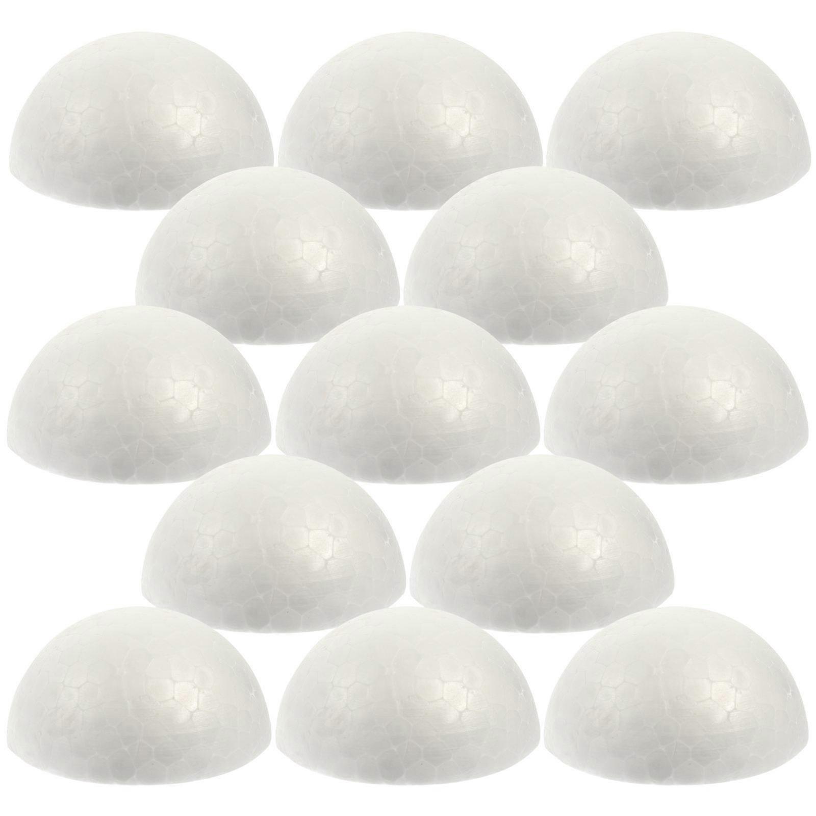 White Foams Balls for Decor School Projects and Wedding Craft Perfect for DIY Handmade Models 30pcs