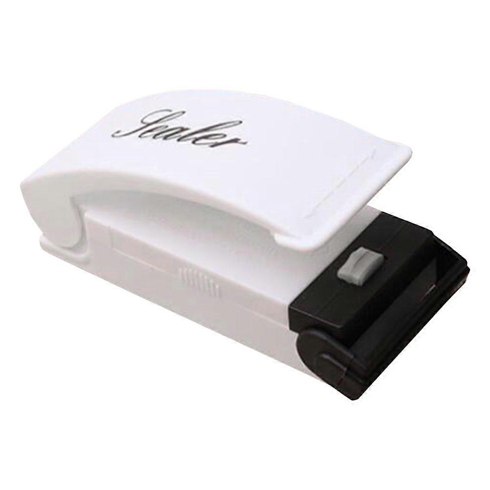 Portable Mini Plastic Sealer for Sealing Food Keep Fresh without Battery White