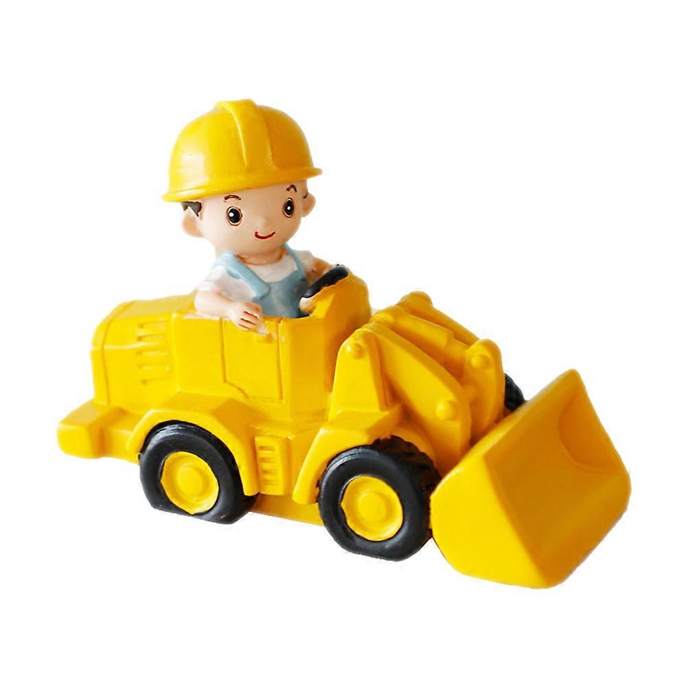 Realistic Vehicle Cake Toppers for Boys Fun Birthday Party Dessert Decoration with Safe Design