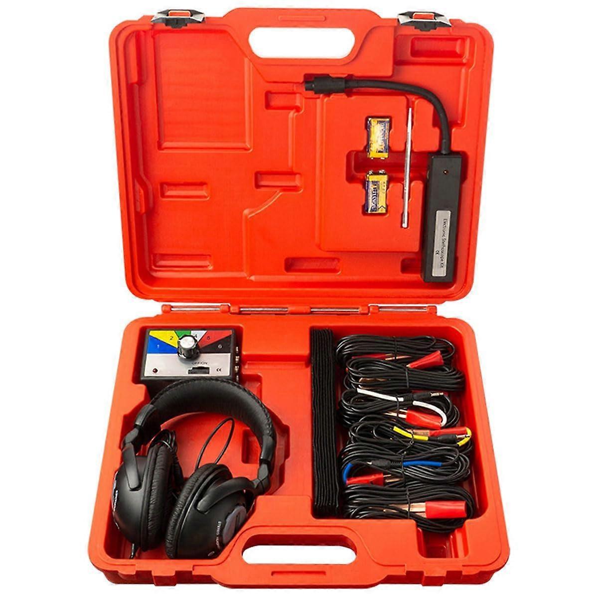 Electronic Car Stethoscope, 6 Channel Car Detector, Abnormal Noise Tester in Engine Chassis Gearbox with Headphones
