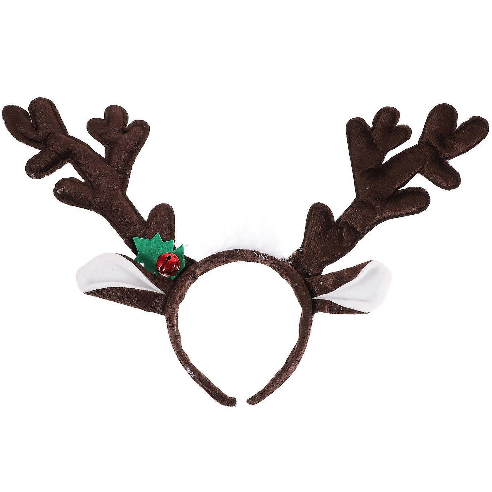 Antlers Shape Headband Style Perfect For Children Teens And Adults During Christmas Events 1Pack