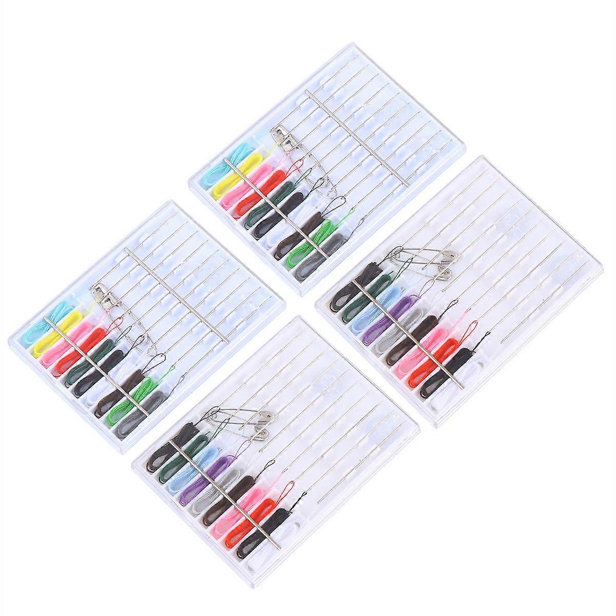 Multifunction Sewing Needle Thread Kit For Traveling At Home Use 4 Boxes