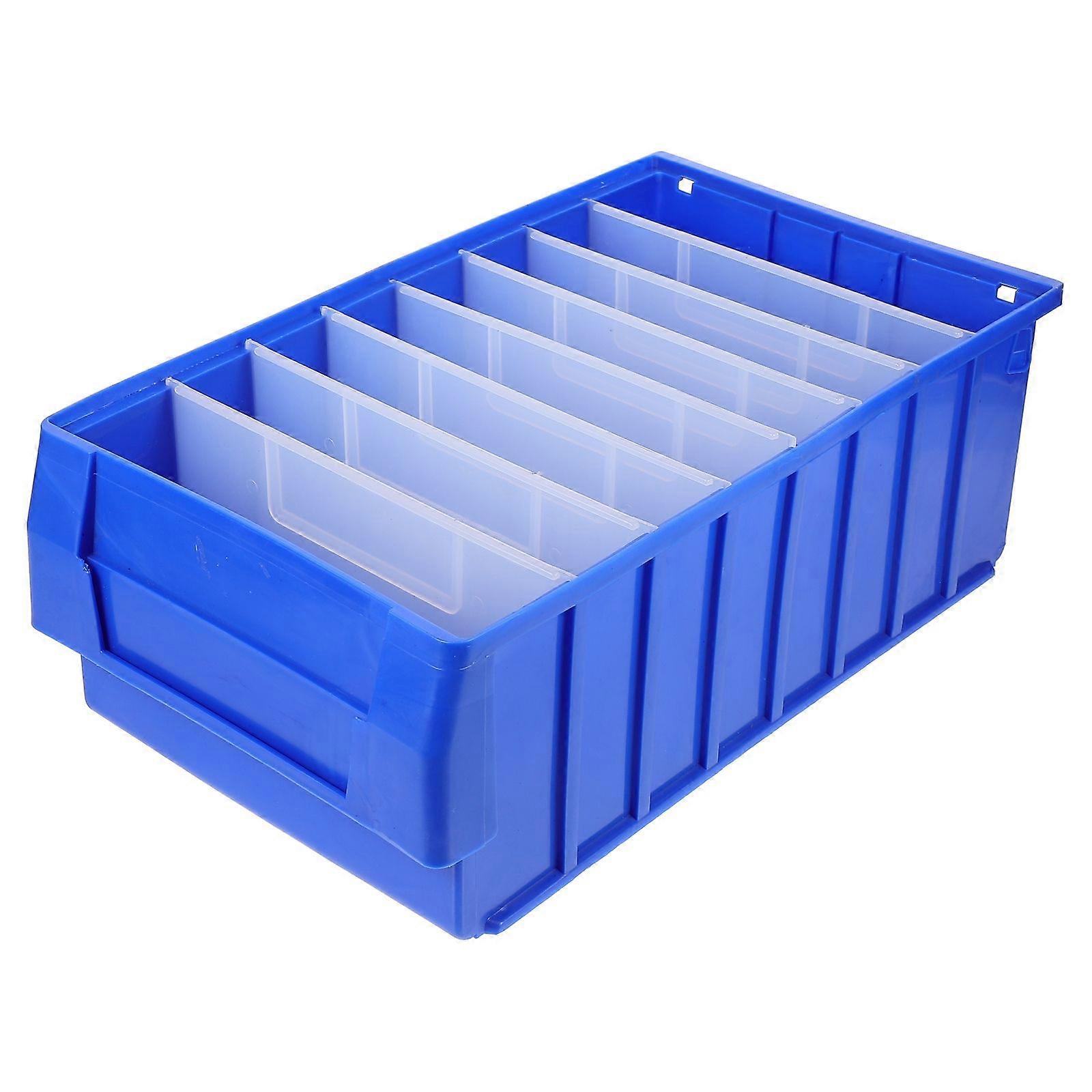 Storage Box Partitions For Household Organization And Tool Storage 15.13X8.84X5.50In In Blue With Partition Design 1 Set