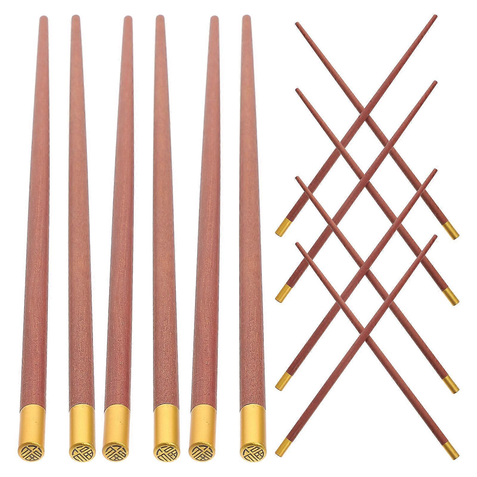 Washable Chopsticks 10 Pairs Multi-function Tableware High Grade Material 25x0.5cm Suitable For Promotional Gifts