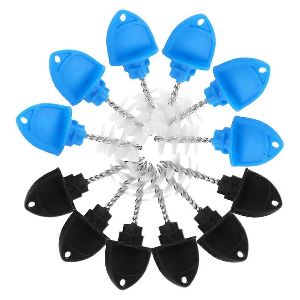 Assorted Color Beer Tap Brush with Stainless Steel and Plastic for Home Use Fits Standard Taps 12 Pieces