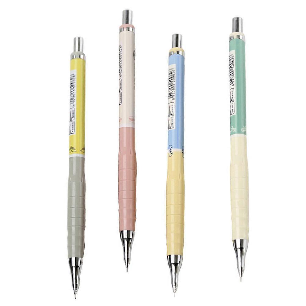 Portable Automatic Drafting Pencils with Detachable Clip and Refillable Leads