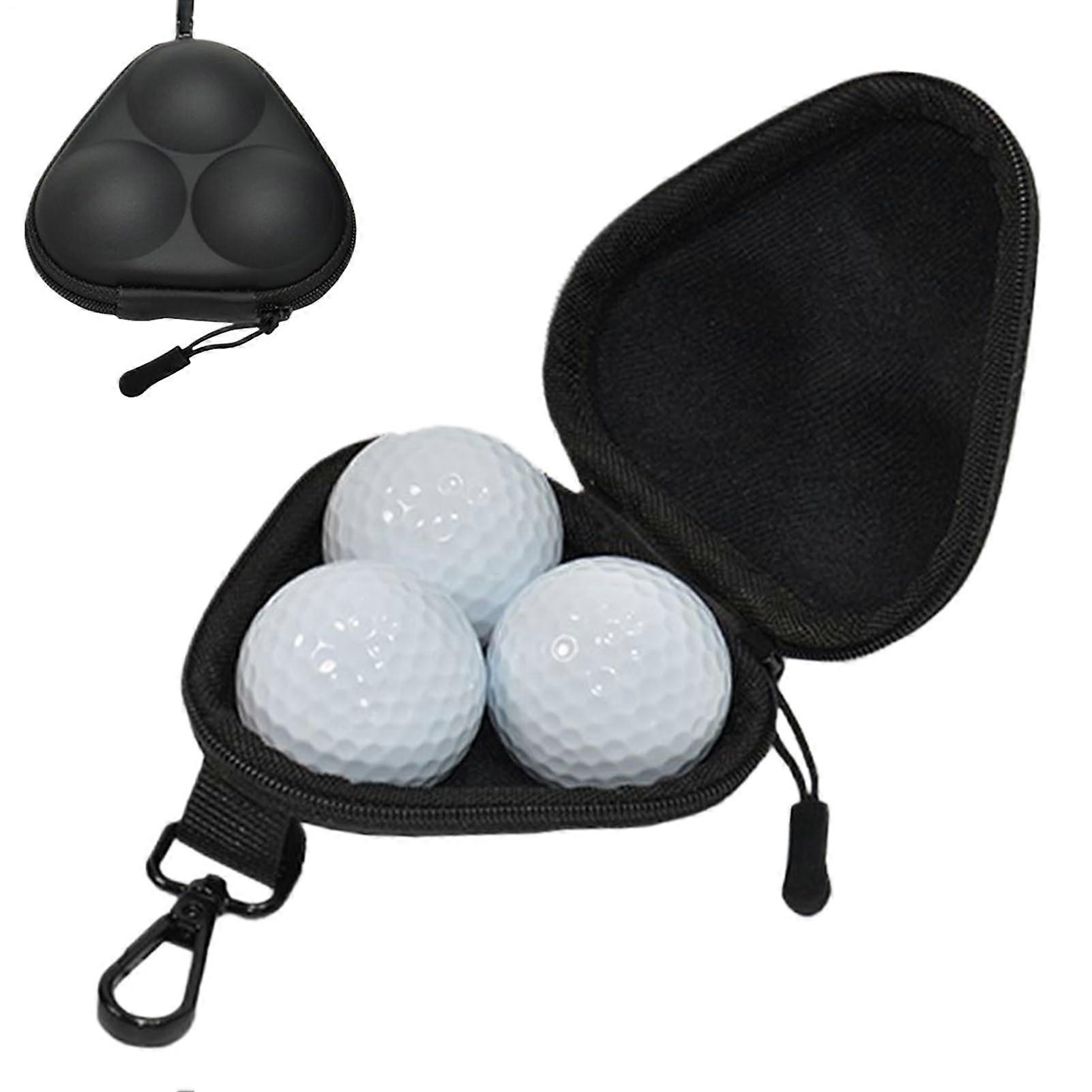 Golf Ball Bag Golf Ball Storage Pouch Durable Hard Shell Case with Quick Access for Outdoor Activities, Men and Women