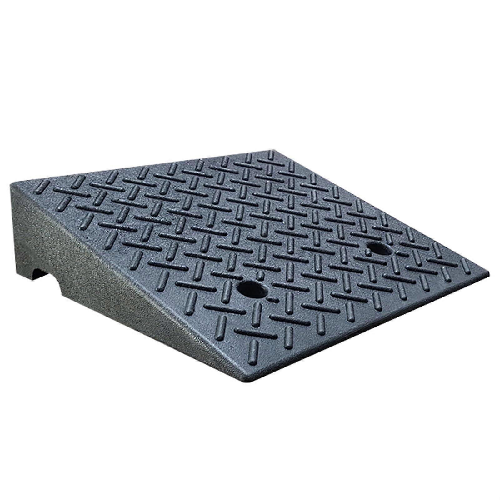 Auto Türschwelle Rampe für Rollstühle und Fahrräder – Tragbare Kunststoff Bordsteinschwelle, 11,9 cm Höhe, 12 cm/4.7 in