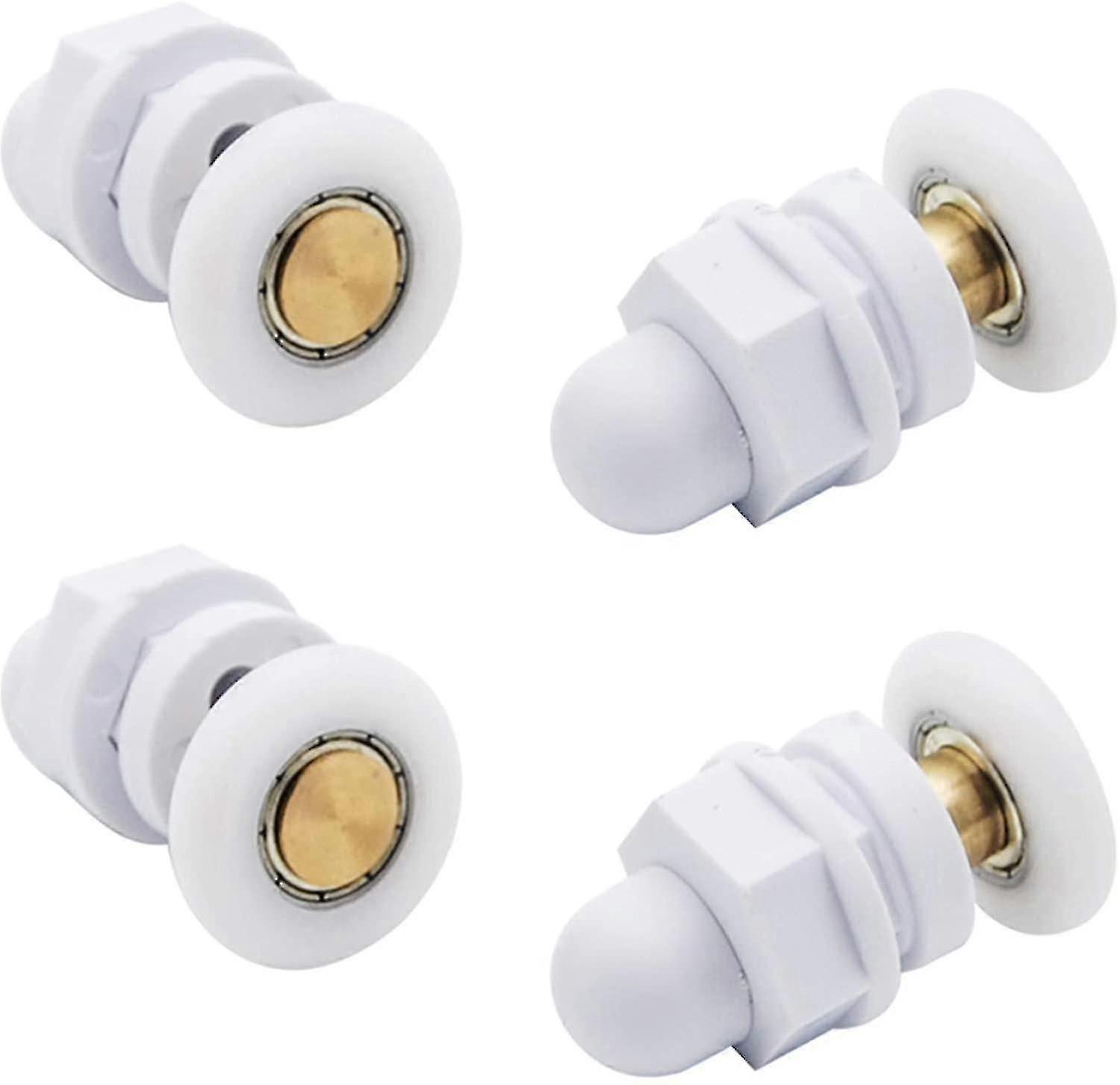 Shower Door Sliding Rollers, Durable, Waterproof And Rustproof (4-pack)