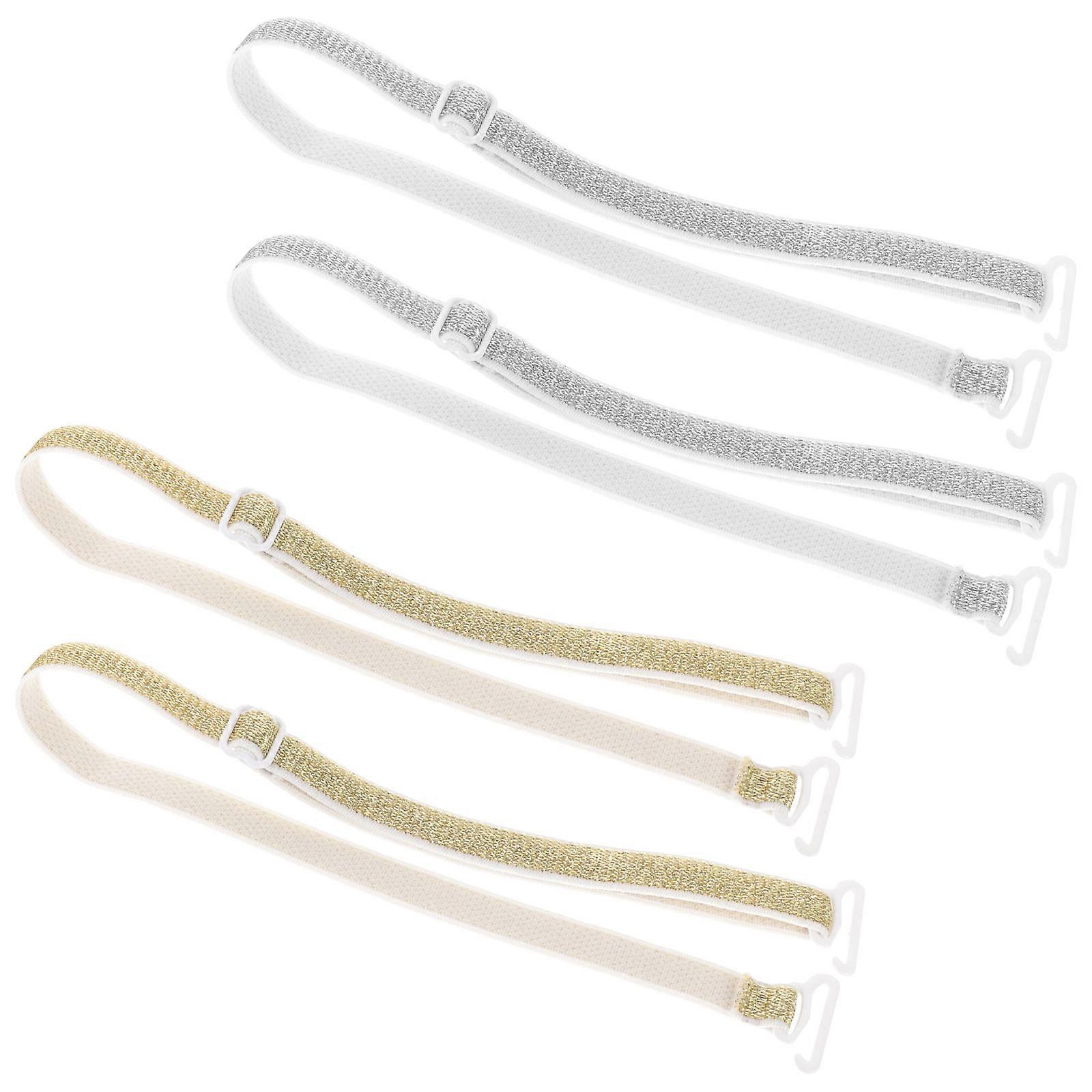 2 Pairs Skid Resistant Removable Shoulder Straps – Lightweight, Durable & Breathable for Everyday & Special Occasions