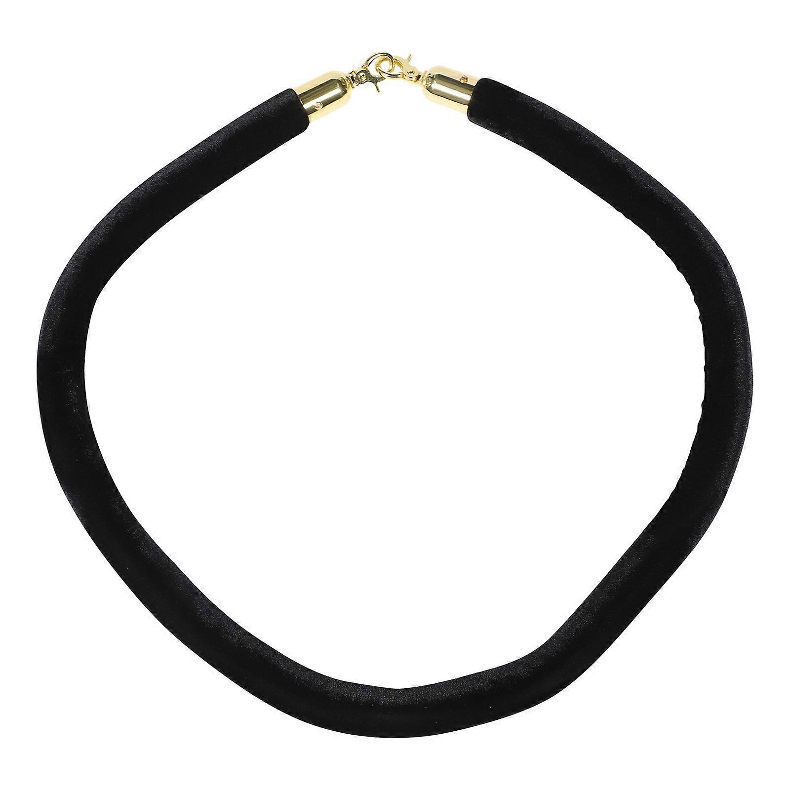 Queue Controlling Rope Barrier Rope Used In Formal Occasions 150x4CM Black Durable 1Set