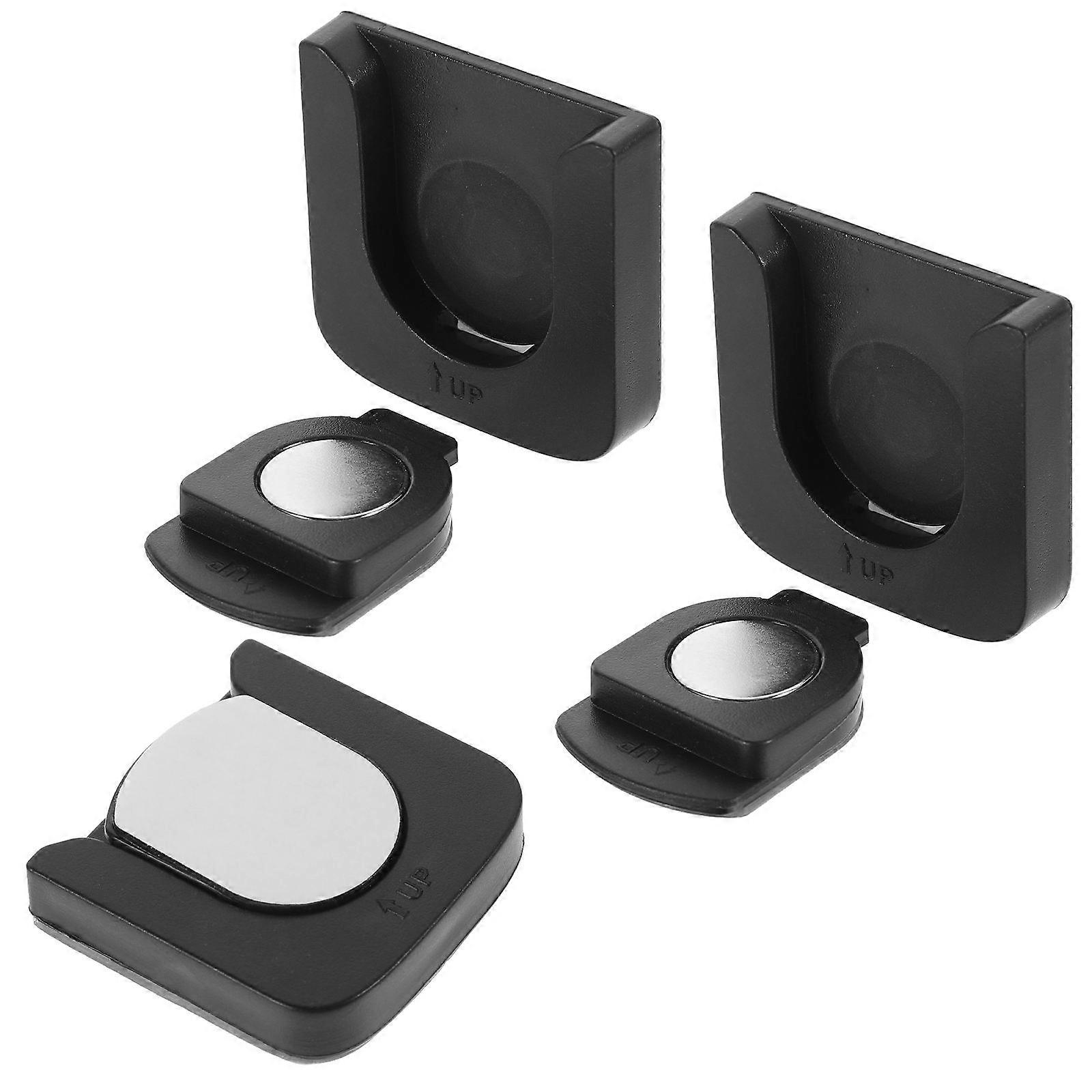Remote Control Organizer 3Pcs For Housewarming Gift 4X4X0.8CM Plastic Strong Magnet Adsorption