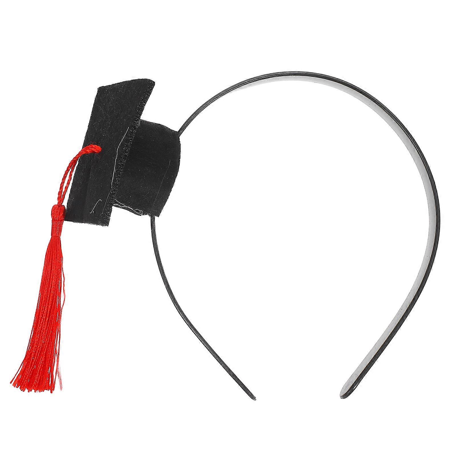 It seems you're referencing a product description for a **"Mini Graduation Hat Headband"**—likely used as a **party prop**, **photo accessory**, or