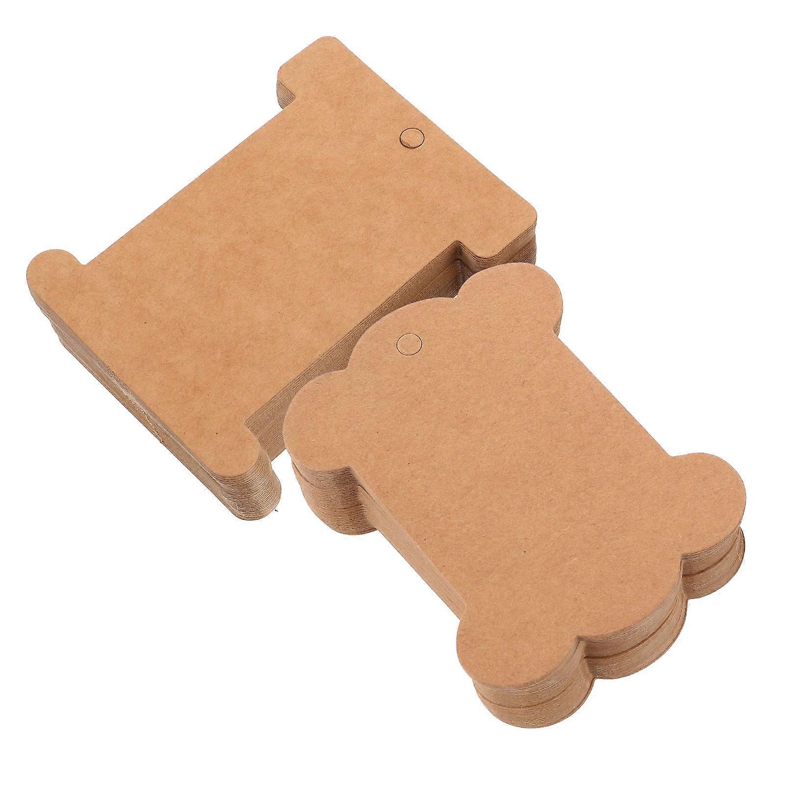 Embroidery Floss Blank Bobbins for Yarn Winding in Kraft Paper 80Pcs Set