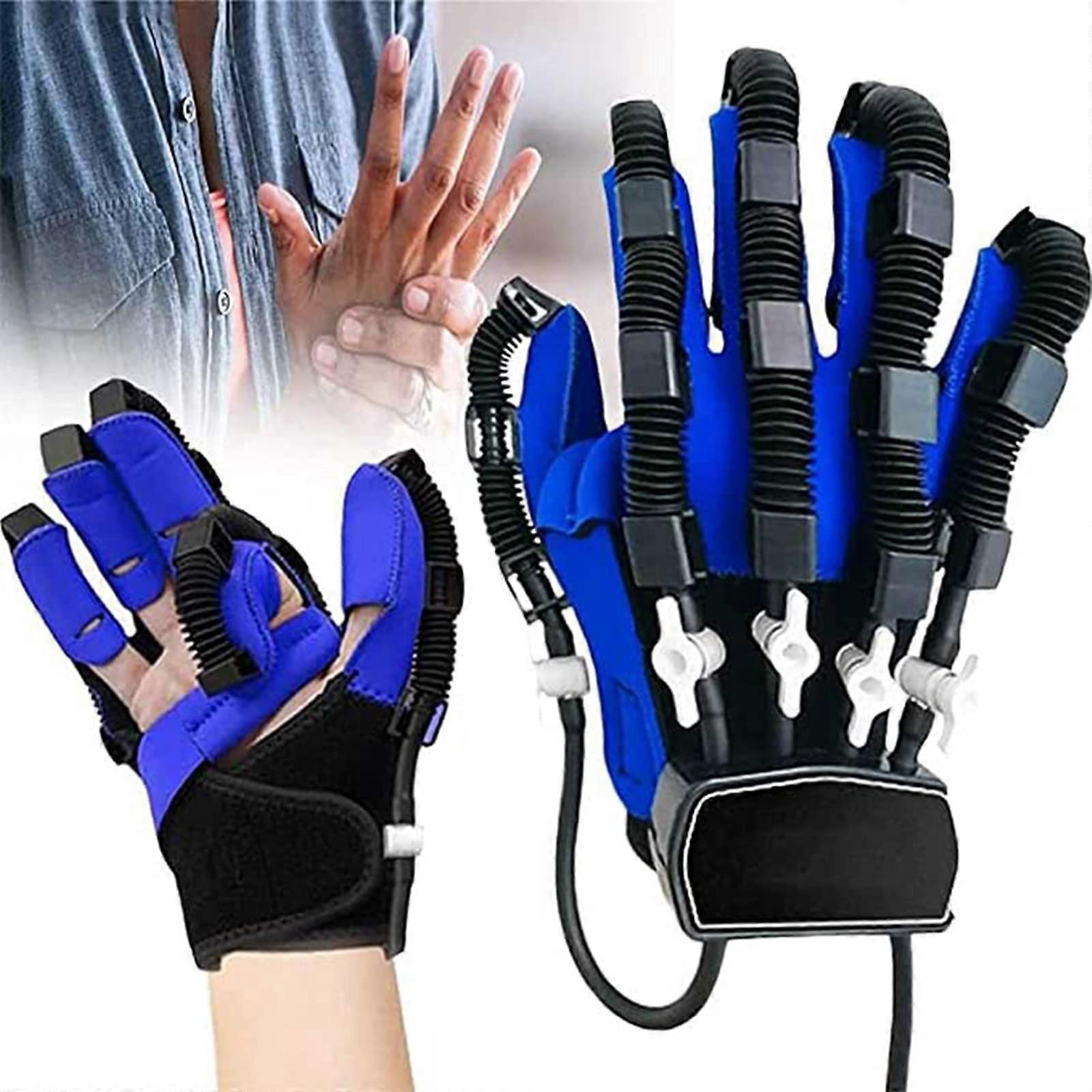 Rehabilitation Robot Glove, Stroke Hemiplegic Mirror Training, Finger Hand Function Trainer, RightHand XL
