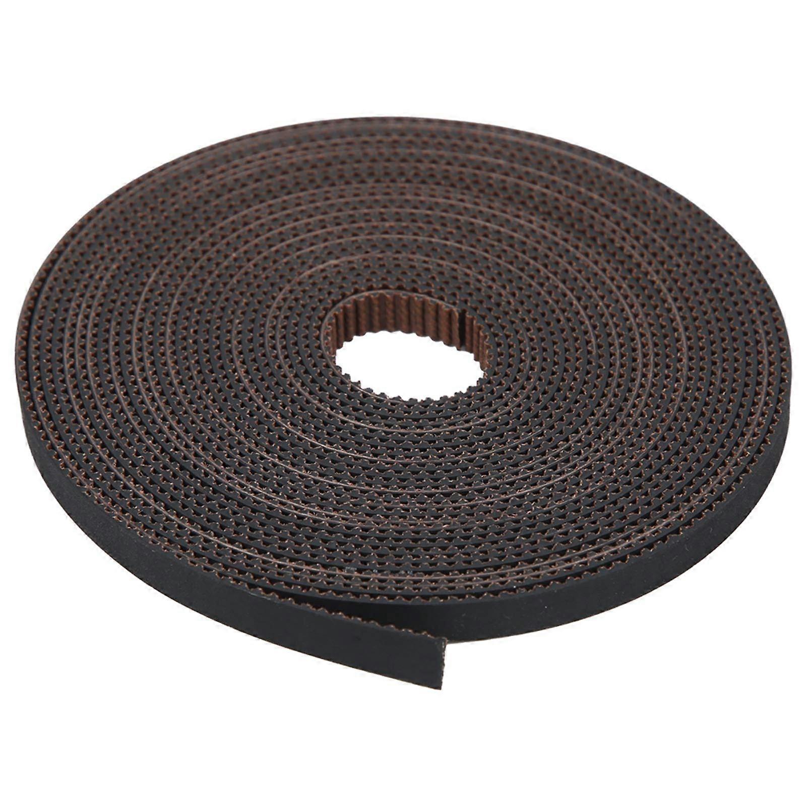 6mm Rubber Timing Belt NonSlip Synchronous Belt Precision For 3D Printers CNC Machines Linear Drives Black 10m