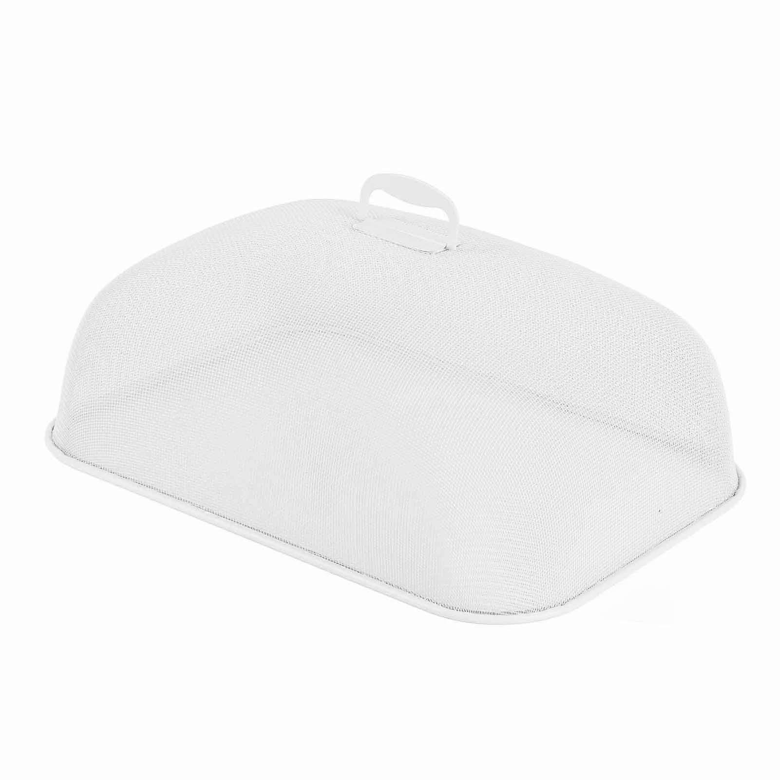 Cover Dense Mesh Design 180 Degree Rotatable Simple Iron Food Screen with Handle for Home Dining Room