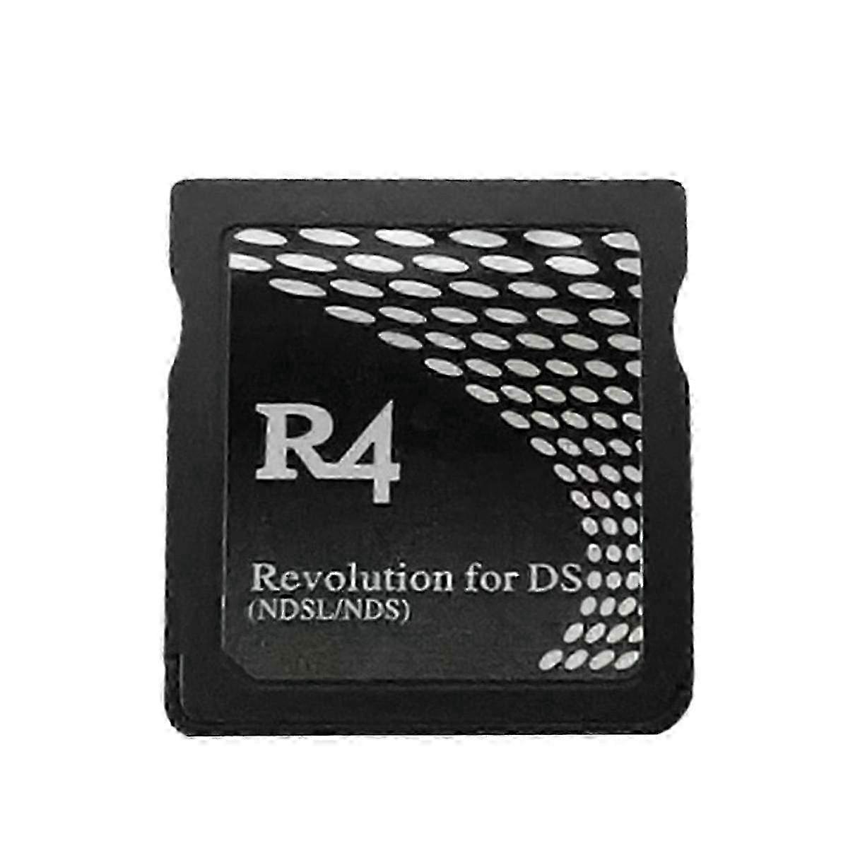 R4 Game Card for Nintendo DS, NDSL, NDS - Compatible with Wood/YS Dual Core Burning Card & Homebrew Games