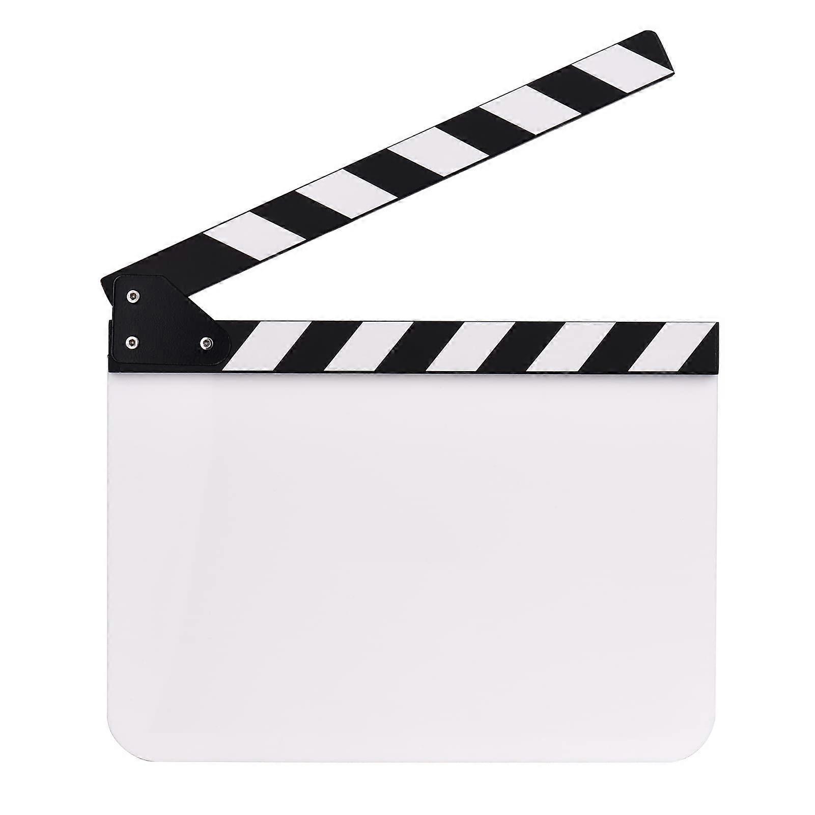 12 x 9 Inch Acrylic Film Board Blackboard Dry Erase with White and Black Markers for Action Scenes