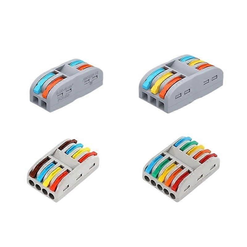 SPL-2/3/4/5 Pin Quick Wiring Terminal Connector, PCT-22G One-Size, Parallel Branching, Divine Tool Docking Buckle