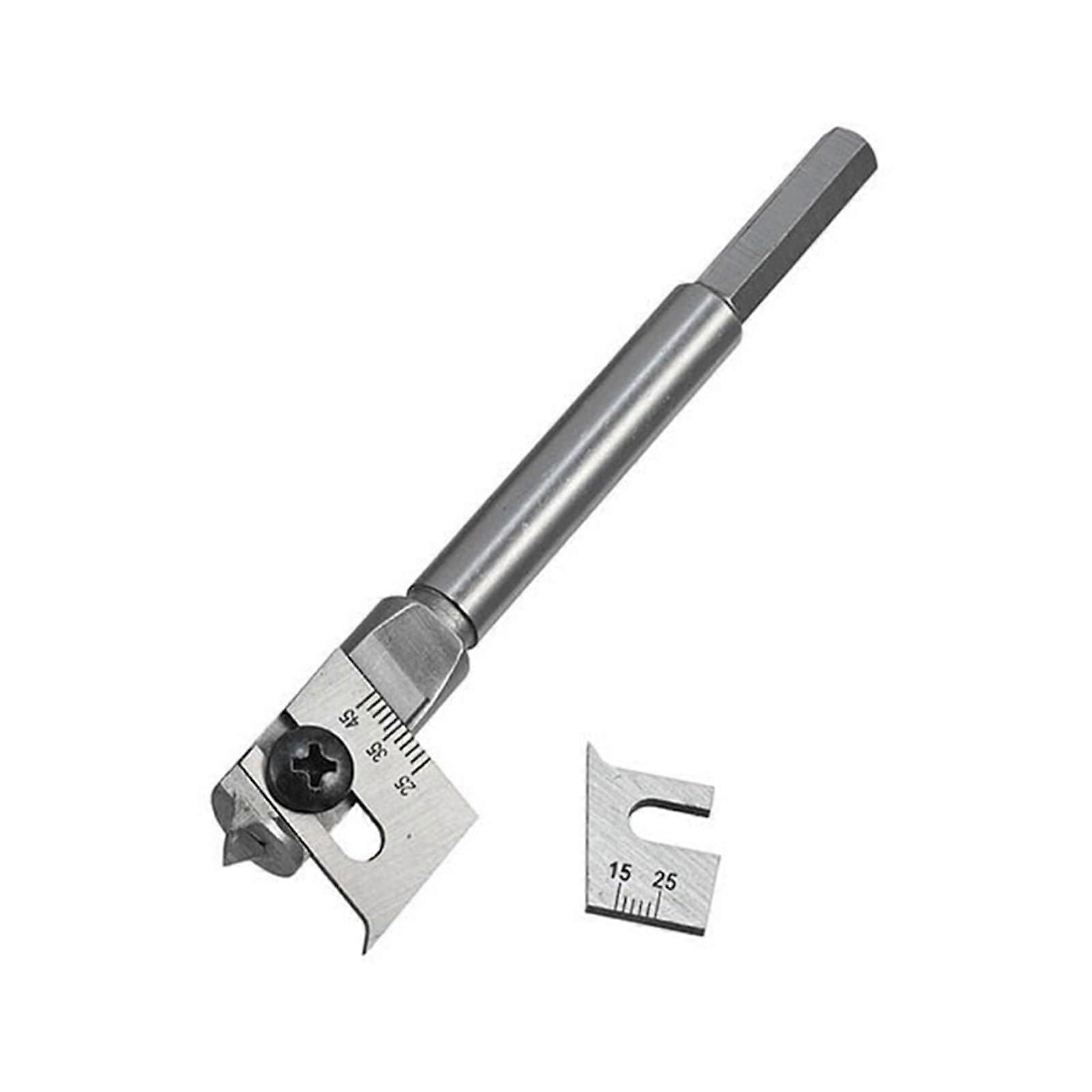 Expandable Flat Wood Drill Bit Set with Carbon Steel Adjustable Spade Cutter for Efficient Drilling 1545 mm / 2275 mm