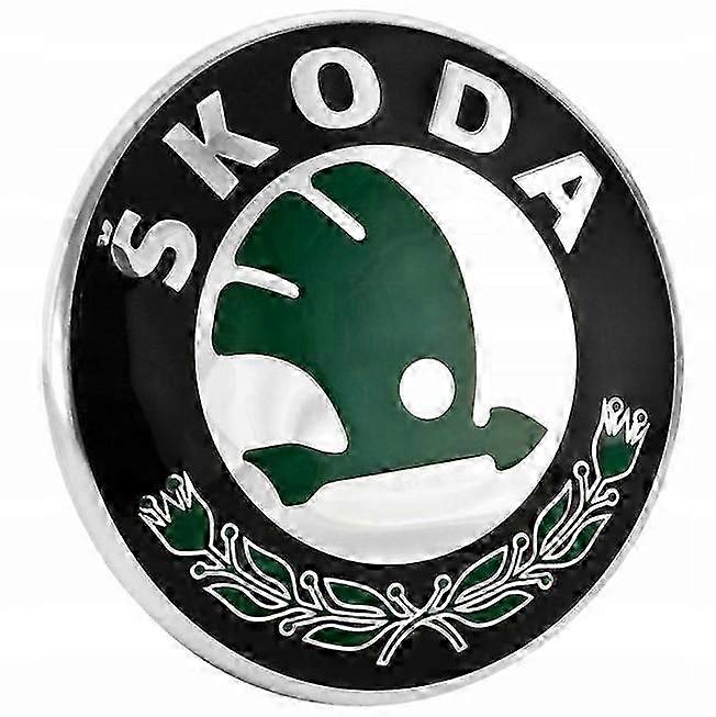 2pcs Emblem Skoda Fabia On The Front 90mm+back 80mm