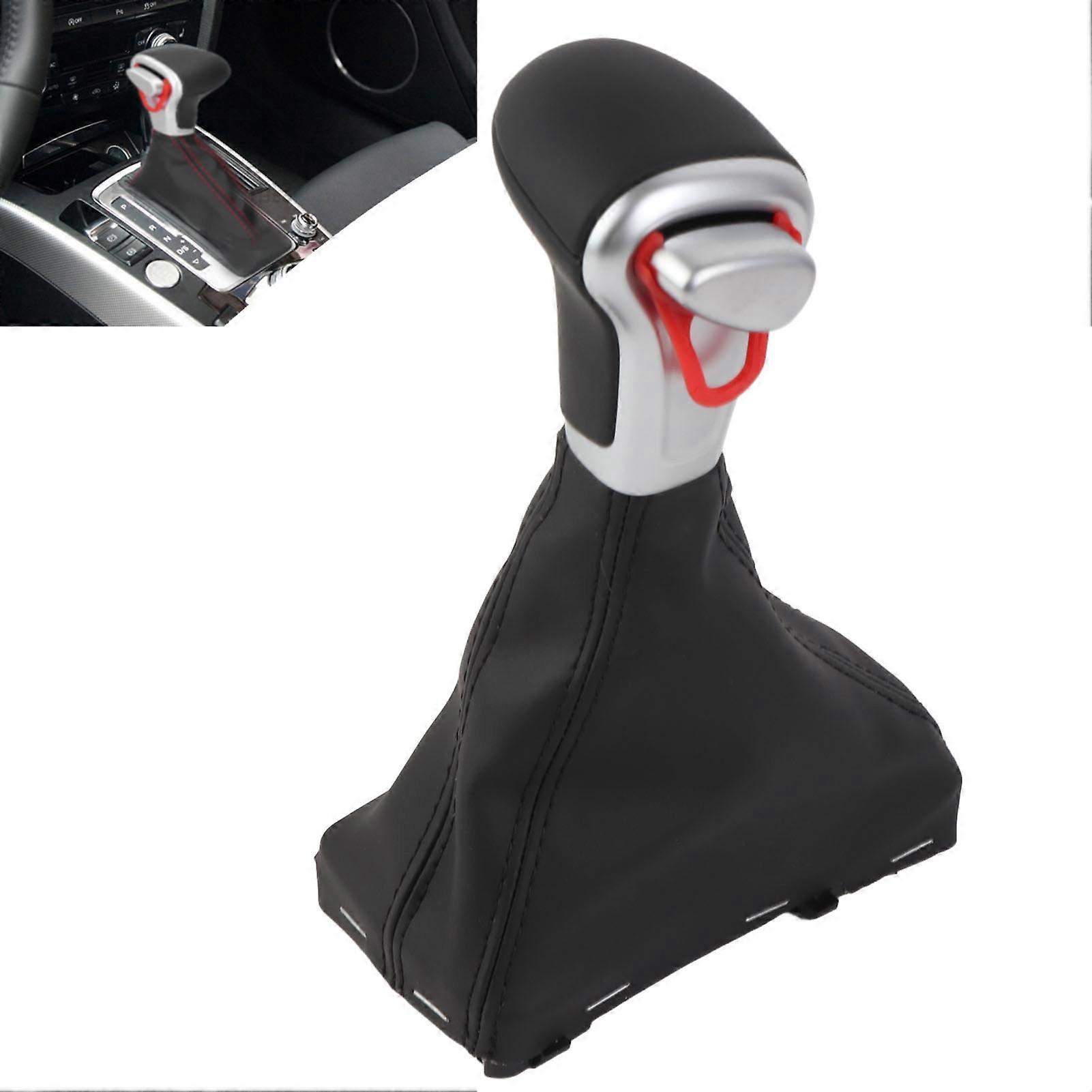 Automatic Transmission Gear Shift Knob with Boot Cover Fit for A4L B8 B8PA LHD