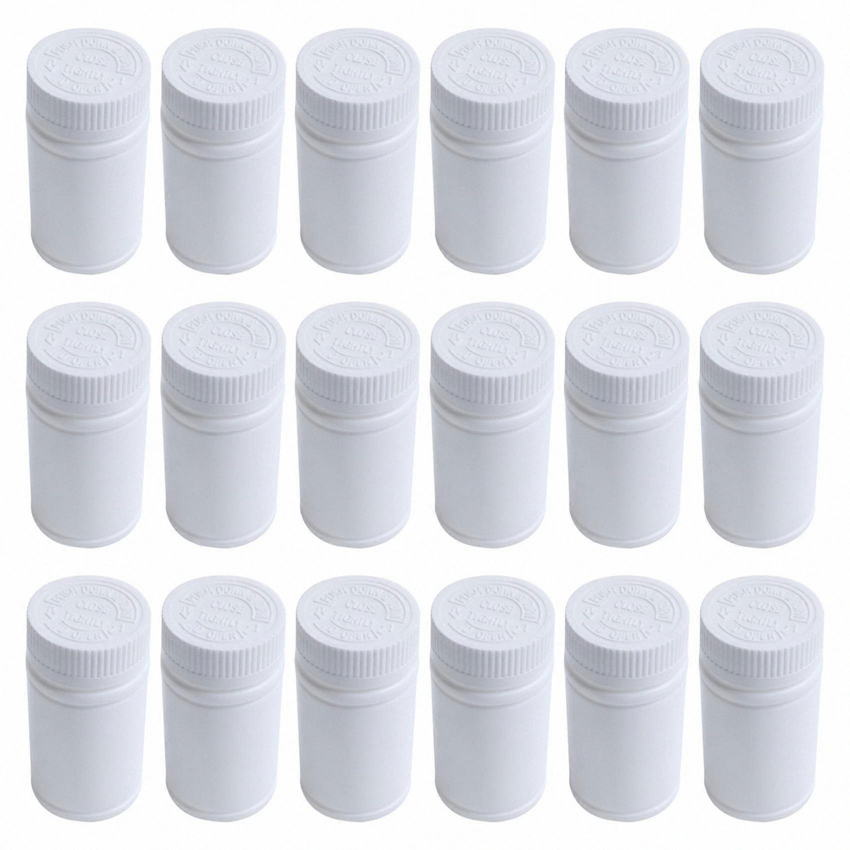 Empty Plastic Pill Bottles for Medicine Storage, 9-Pack Tablet Containers