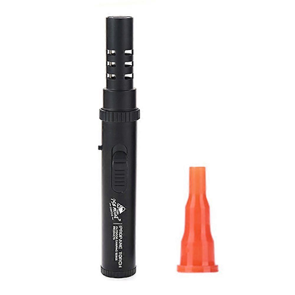 Outdoor Igniter Camping GasTorch Portable Burners Charcoal Burning Tool Picnic BBQ Cooking Flamethrower Circulate Refilled Windproof Igniter