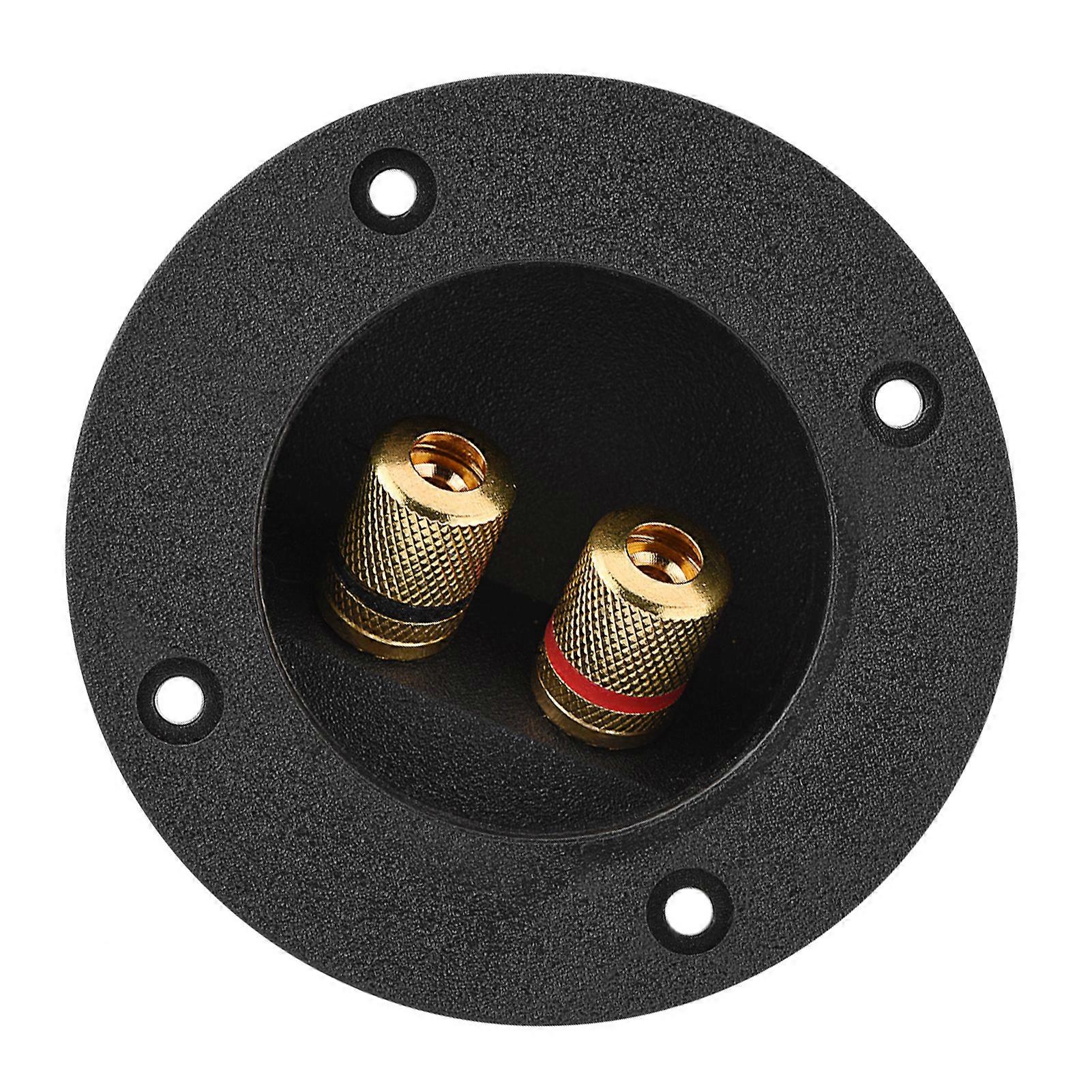 48MM Copper 2 Binding Post Terminal Box for HiFi Speaker Cable