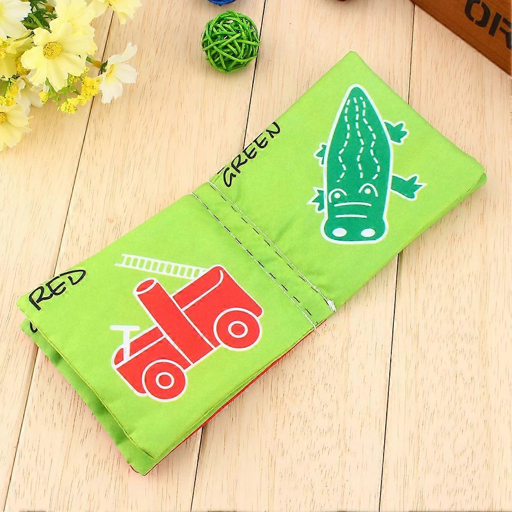 Kids Baby Toddler Intelligence Development Soft Cloth Learn Cognize Book Teether