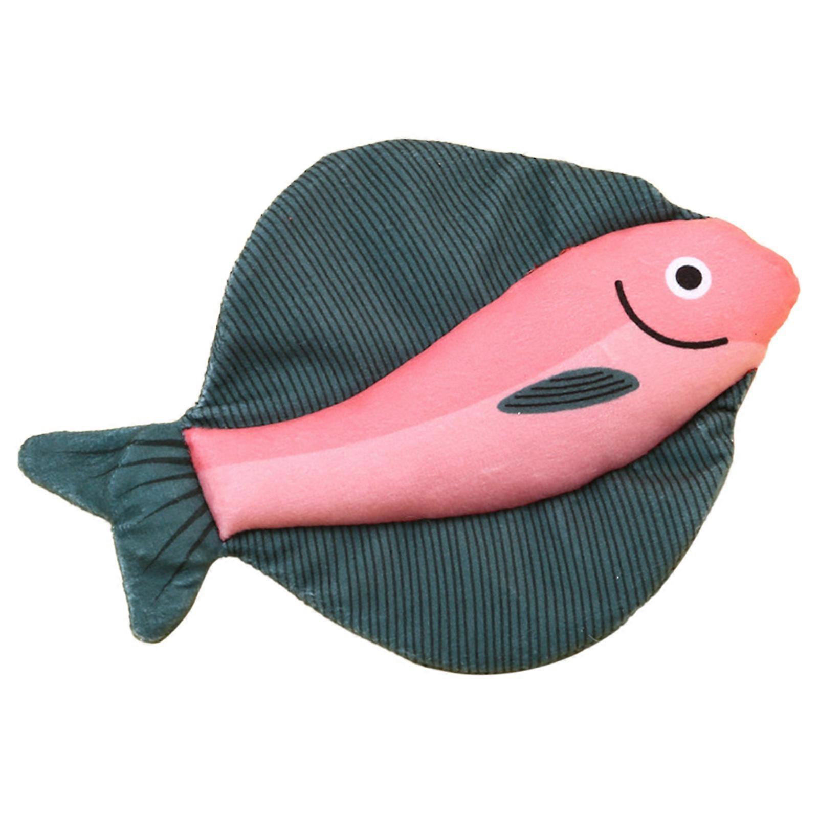 Plush Catnip Toy Type 3 Fish Shape Soft Stuffed Kitten Chew Toy