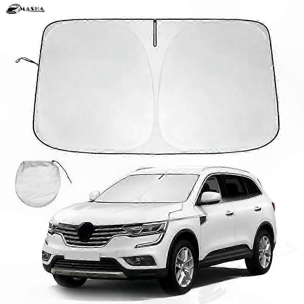 Foldable Windshield Sun Shade for SUV 2016-2023, UV Protection Car Visor Cover with Adjustable Fit
