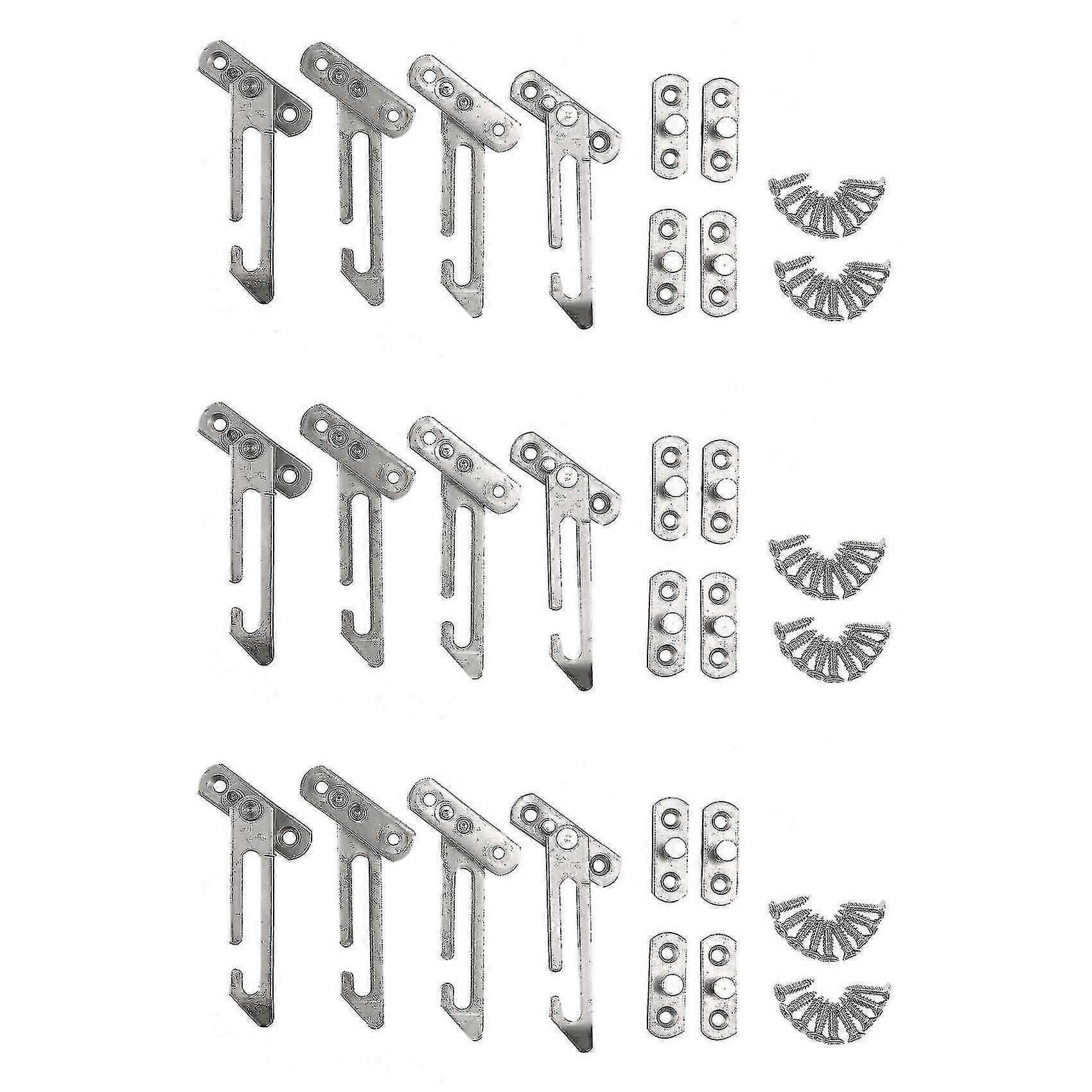 12 Pack Window Restrictor Locks Window Restrictor Hook Stainless Steel Child Lock Restrictor con S