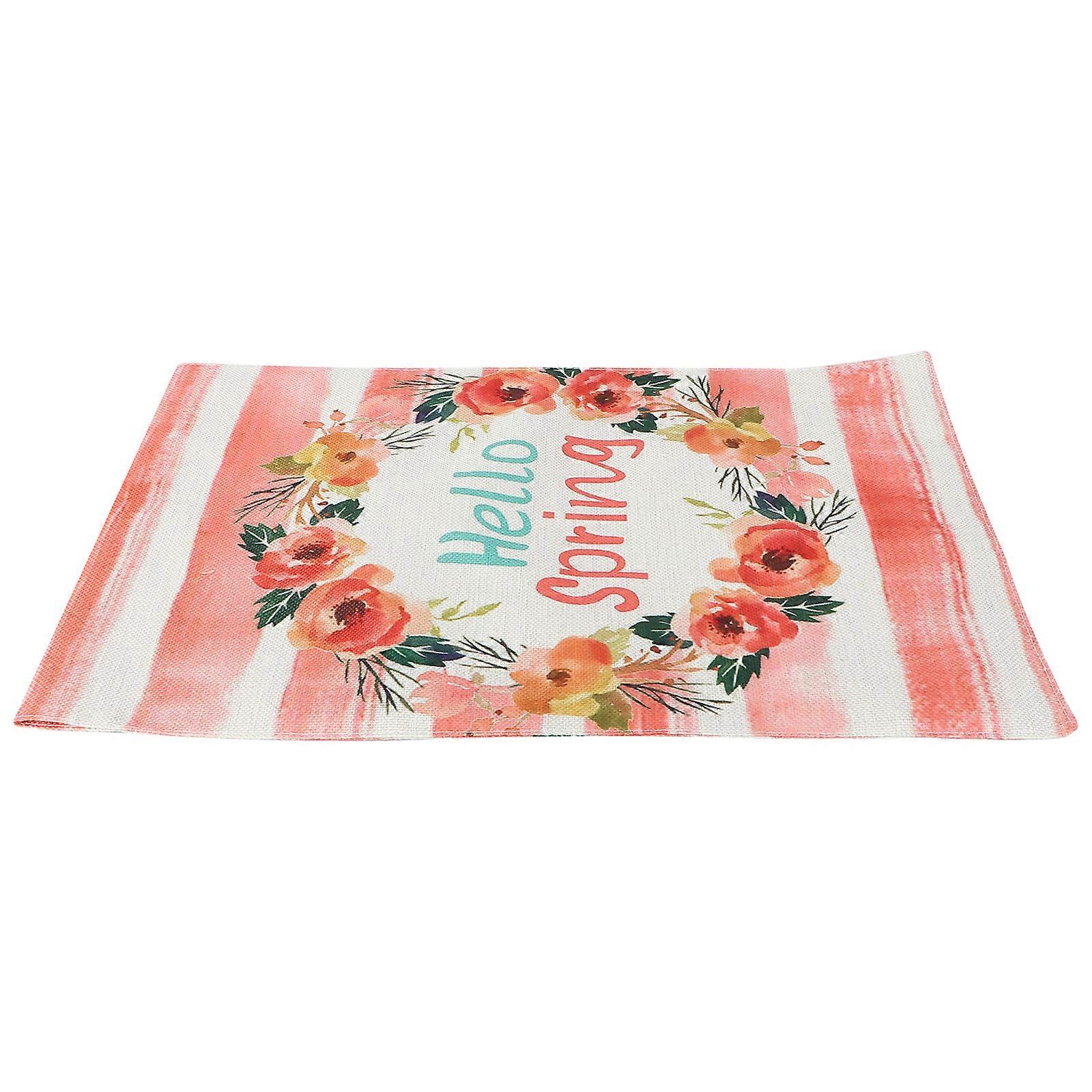 Simple Design Rectangle Yard Flag For Spring Outdoor Decoration Measuring 47*32cm