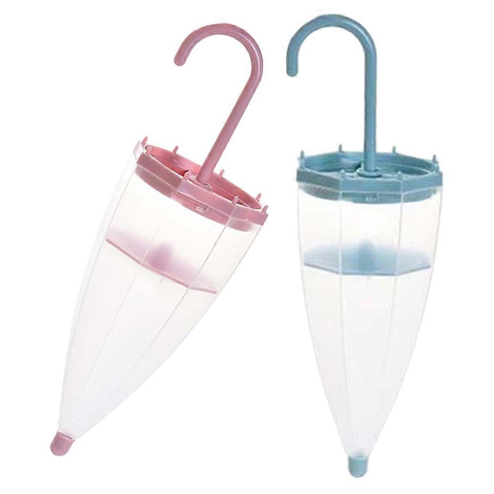 Hanging Moisture Absorber Box 2Set For Closet Organization With High Moisture Absorption Capacity Umbrella Shape For Kitchen Storage