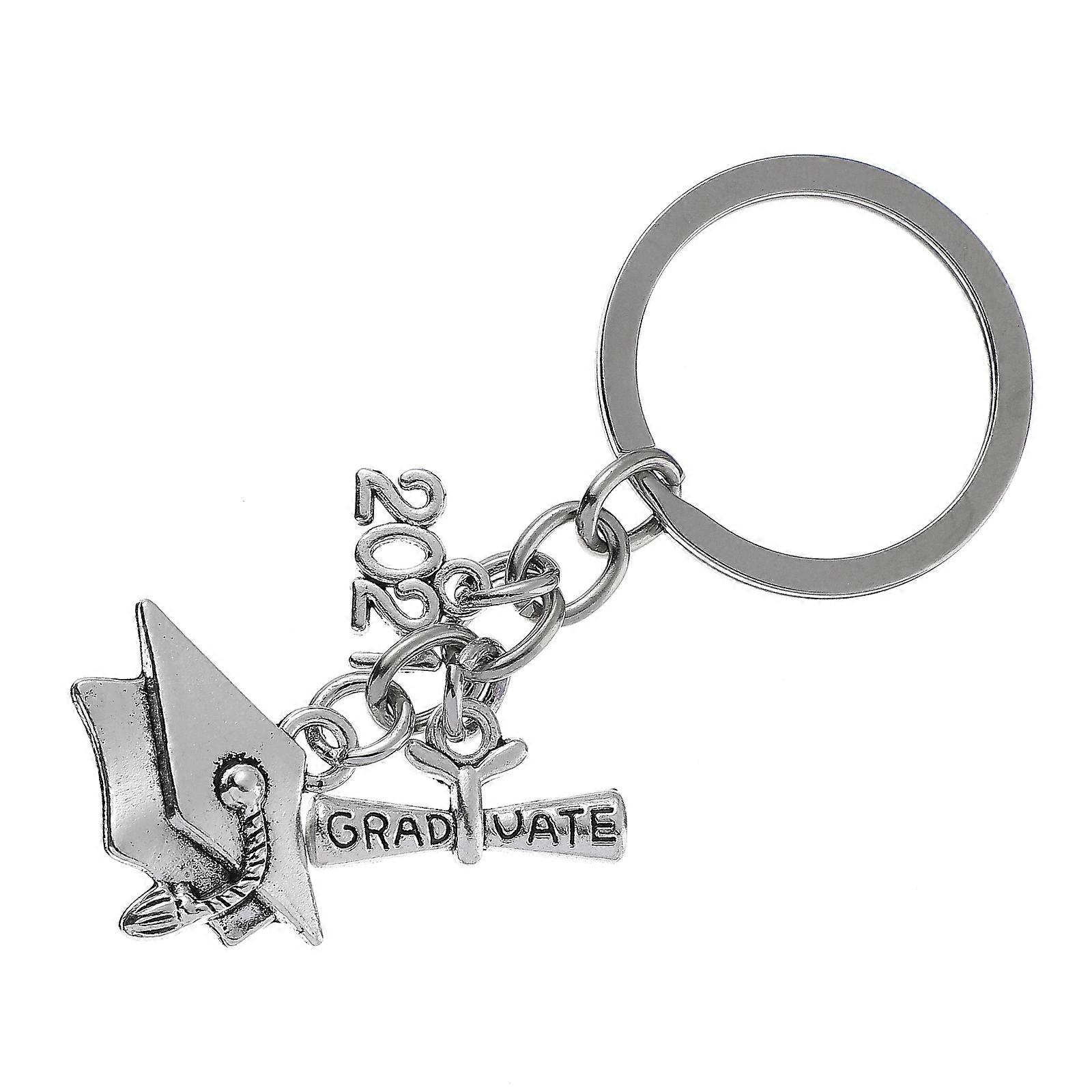 Graduation Gift Key Chain Gift with Creative Bachelor Shape 1Pcs Pendant