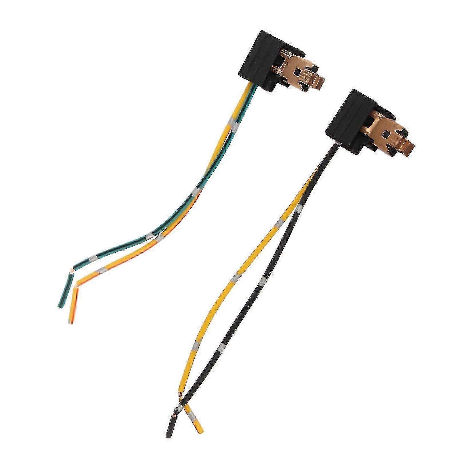 2Pcs headlamp Lamp Bulb Socket Wiring Harness Connector Plug Adapter Line for H1