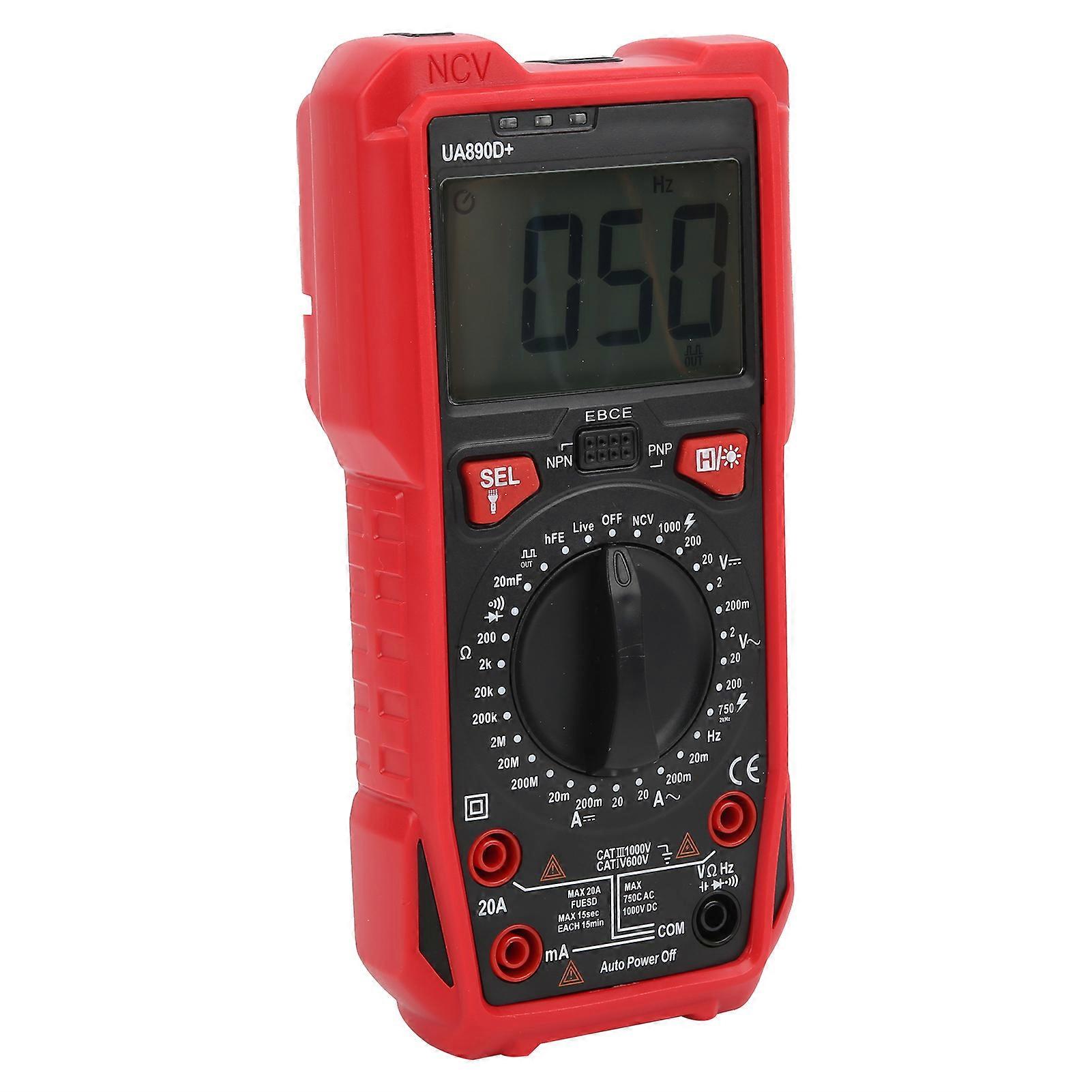 UA890D+ Handheld Digital Multimeter Tester for Voltage Current