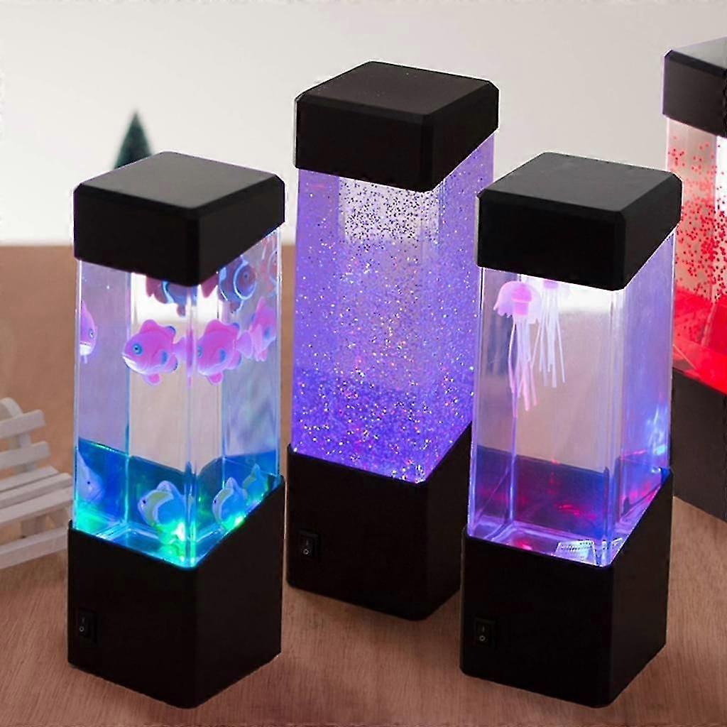 Mini Jellyfish Mood Lamp - Led Fancy Jellyfish Lamp