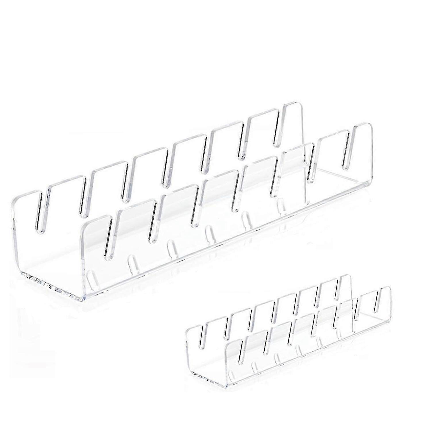 Hat Stand for Baseball Caps,2Pcs No Install Hat Organizer,Transparent