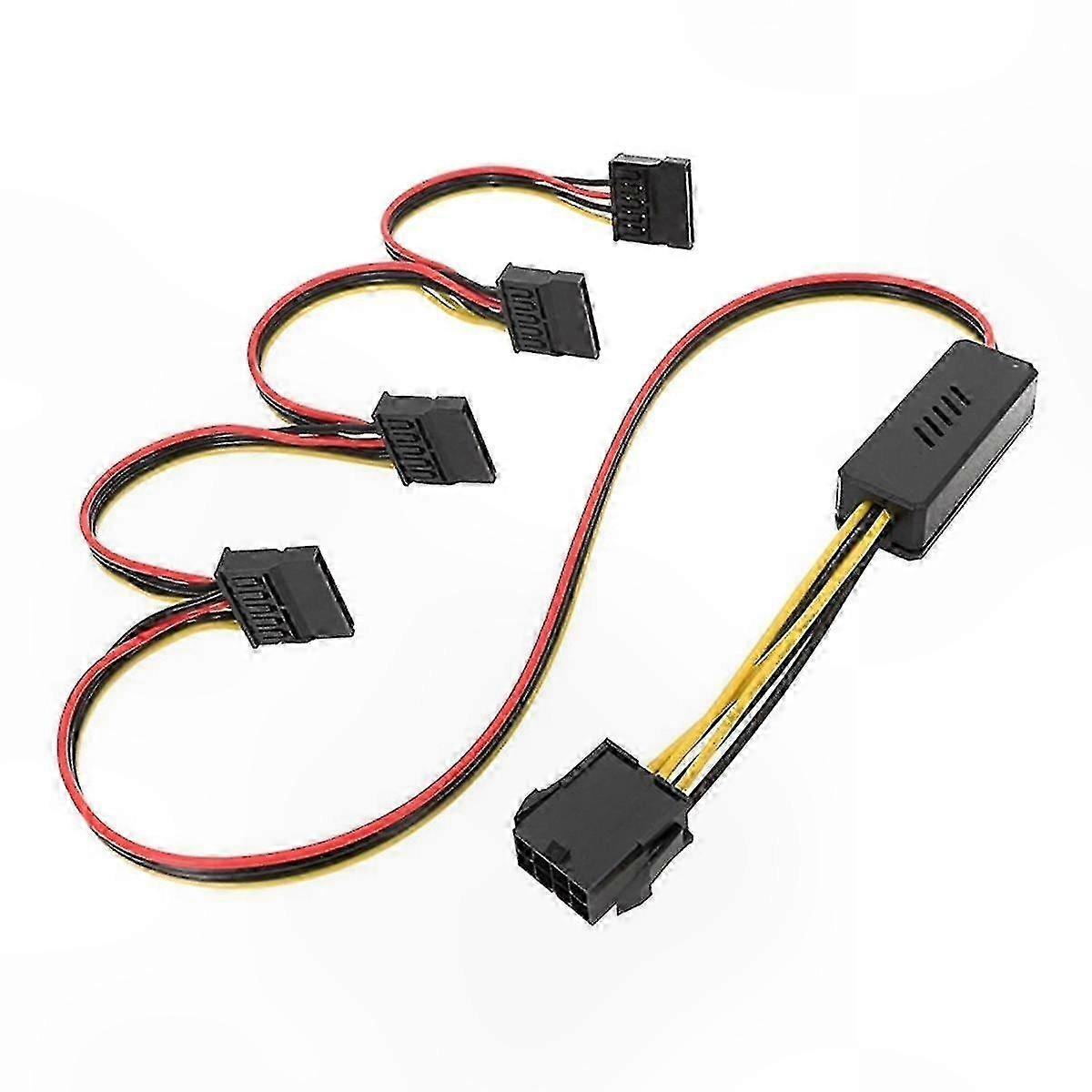 8-Pin CPU to SATA Power Cable Adapter, 12V Hard Drive Connector for PC Components
