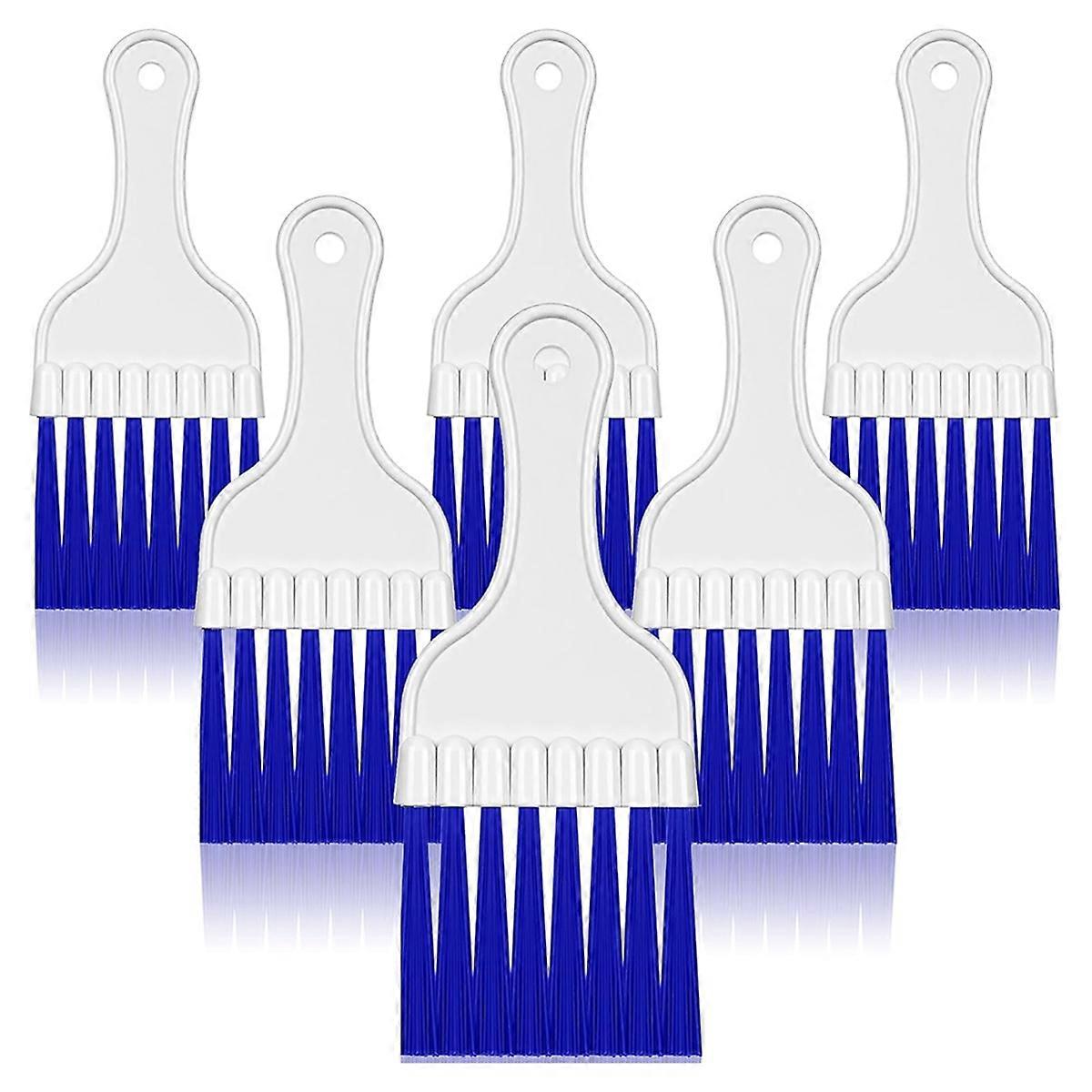 6 PCS Coil Brush Air Conditioner Condenser Refrigerator Cleaning HVAC Coil Cleaner Small Plastic Whisk Brush